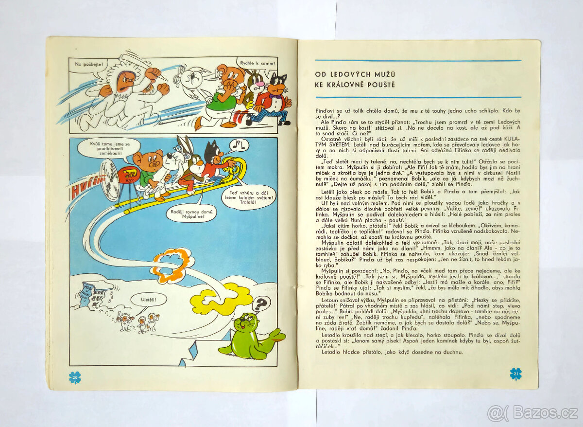 Čtyřlístek č.11 - Letem kulatým světem - Original 1970 - 13