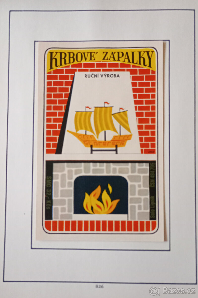 Album zápalkových nálepek 1980–1988 – 143 ks, pěkný stav - 13