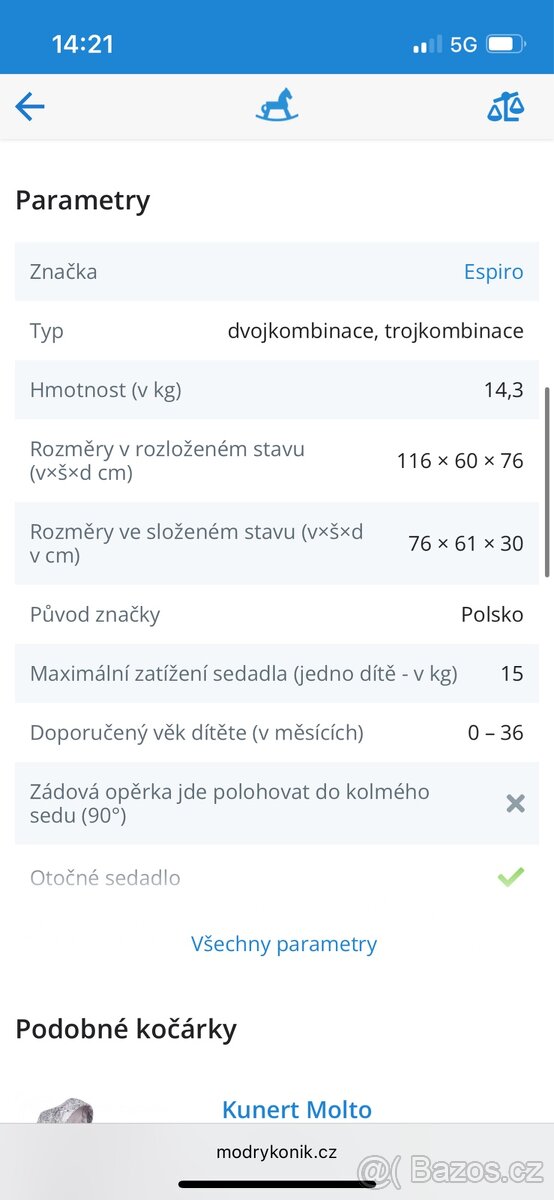 Dětský kočár espiro next avenue - 13