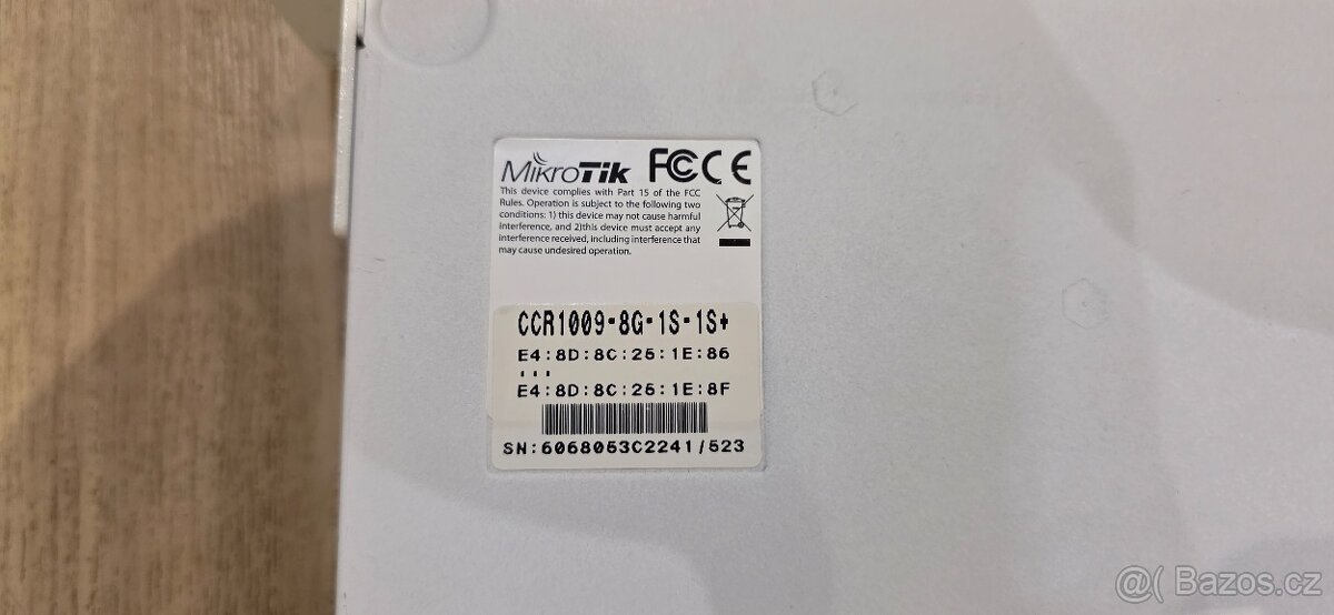 MIKROTIK • CCR1009-8G-1S-1S+ • MikroTik CloudCore Router - 13