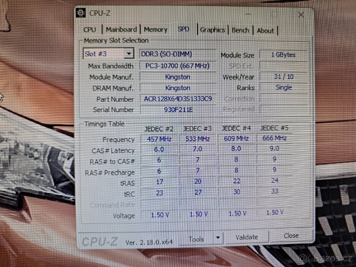 Prodám počítačové paměti DDR2 a DDR3 - 13