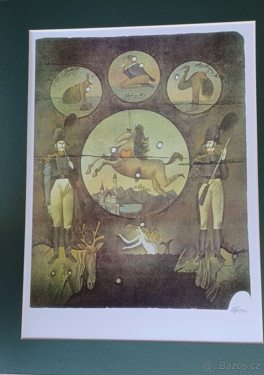 Adolf Born .Serigrafie Originální dílo. - 13