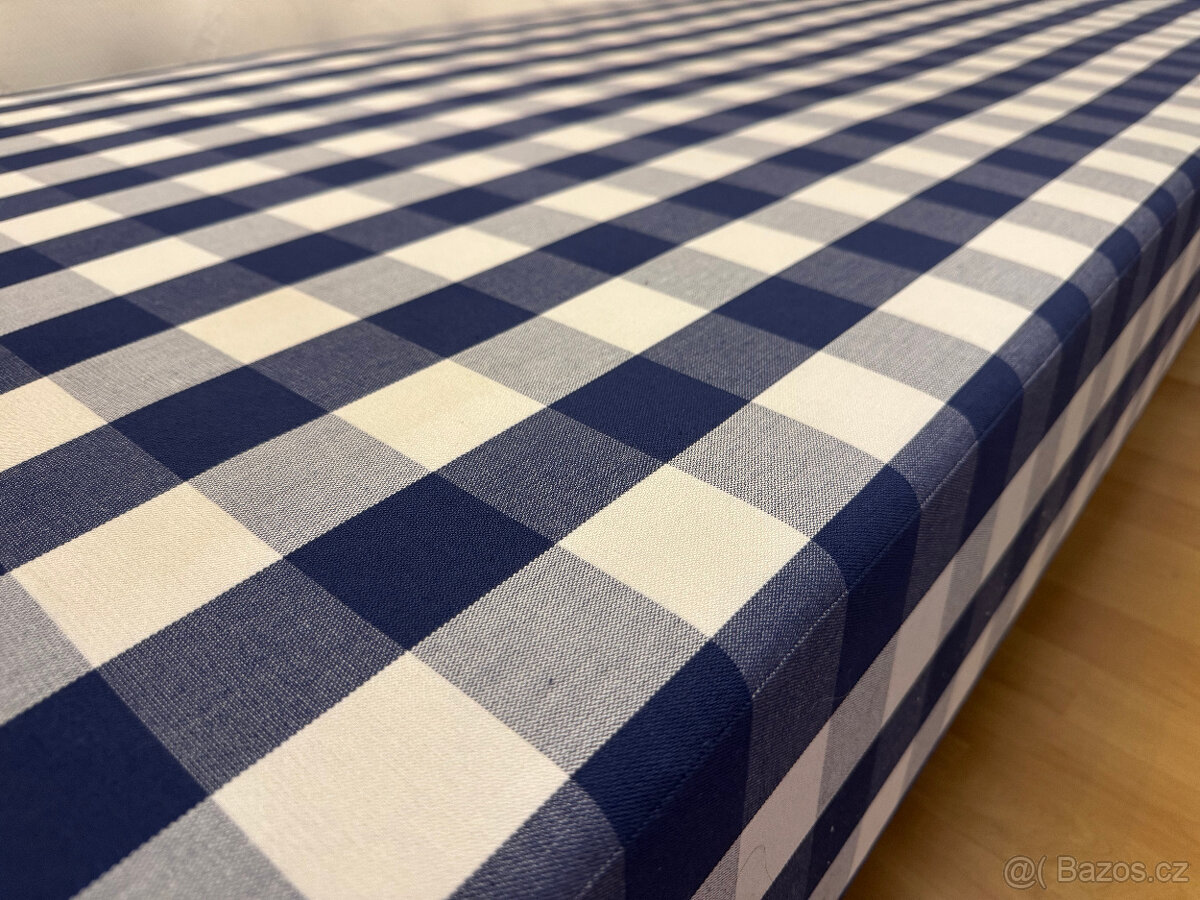 Luxusní postel Hastens 200x200cm, topper, čelo - 13