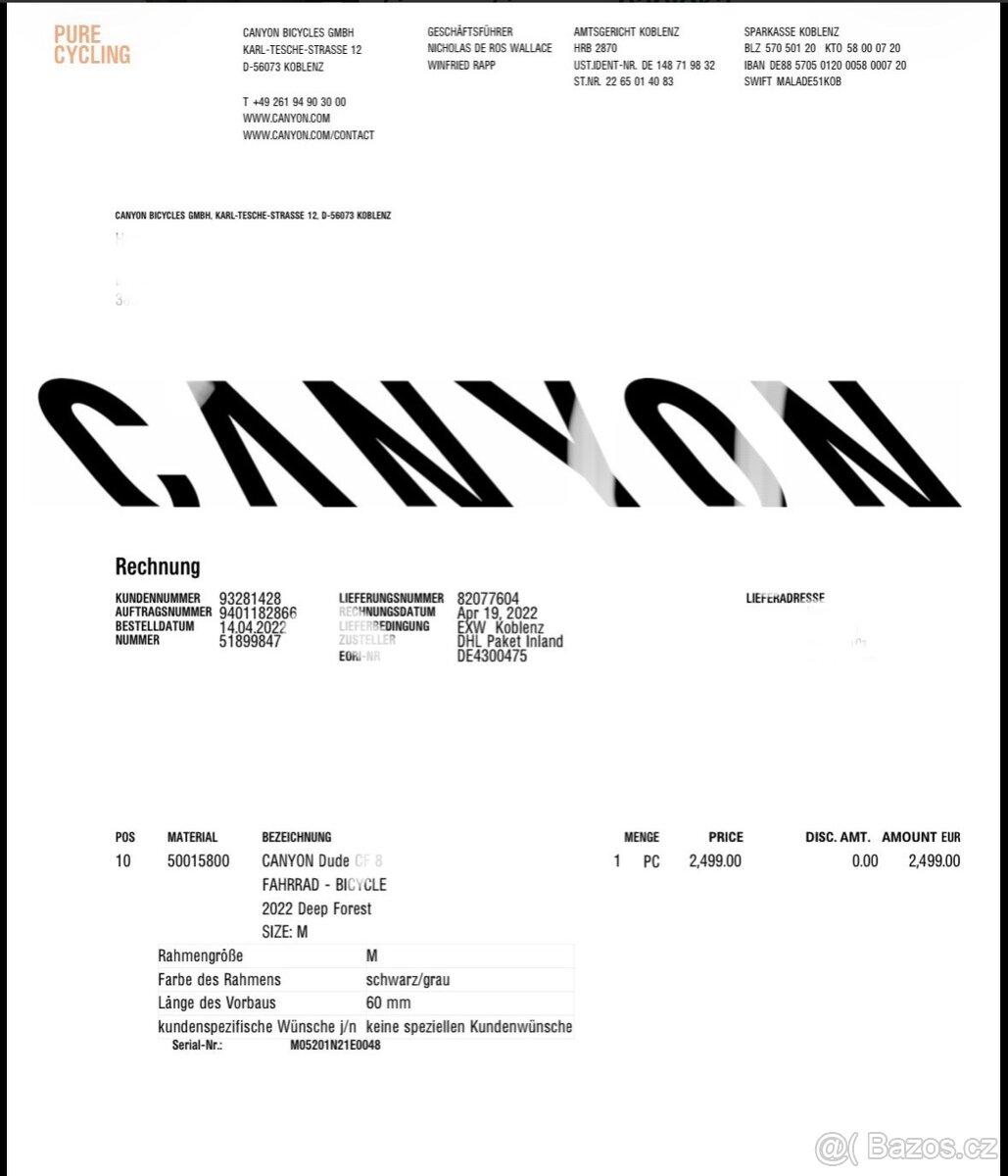 CANYON DUDE CF 8.0 - 13