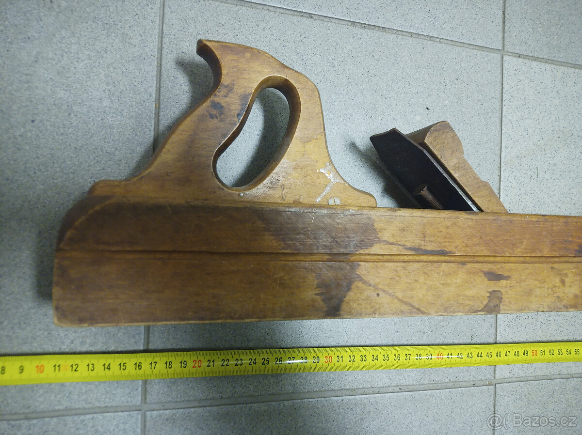 Sada historických retro dřevěných hoblíků + macek - 13