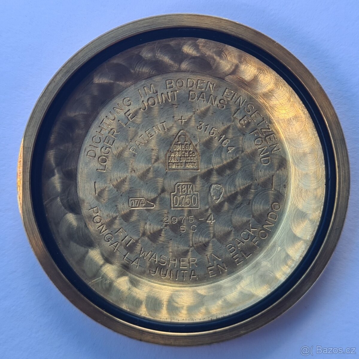 Zlaté náramkové hodinky Omega Seamaster Automatic 18K - 13