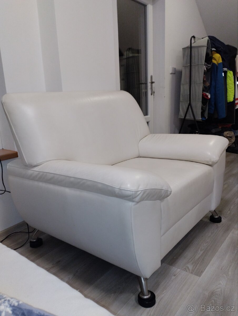 Retro kožená sedací souprava - 13