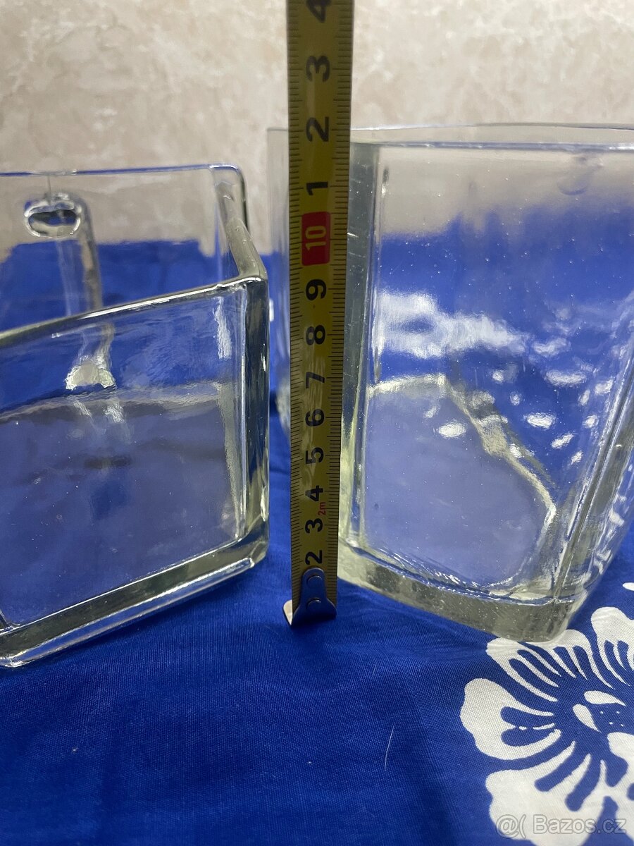 Retro sklenene dozy 2ks - 13
