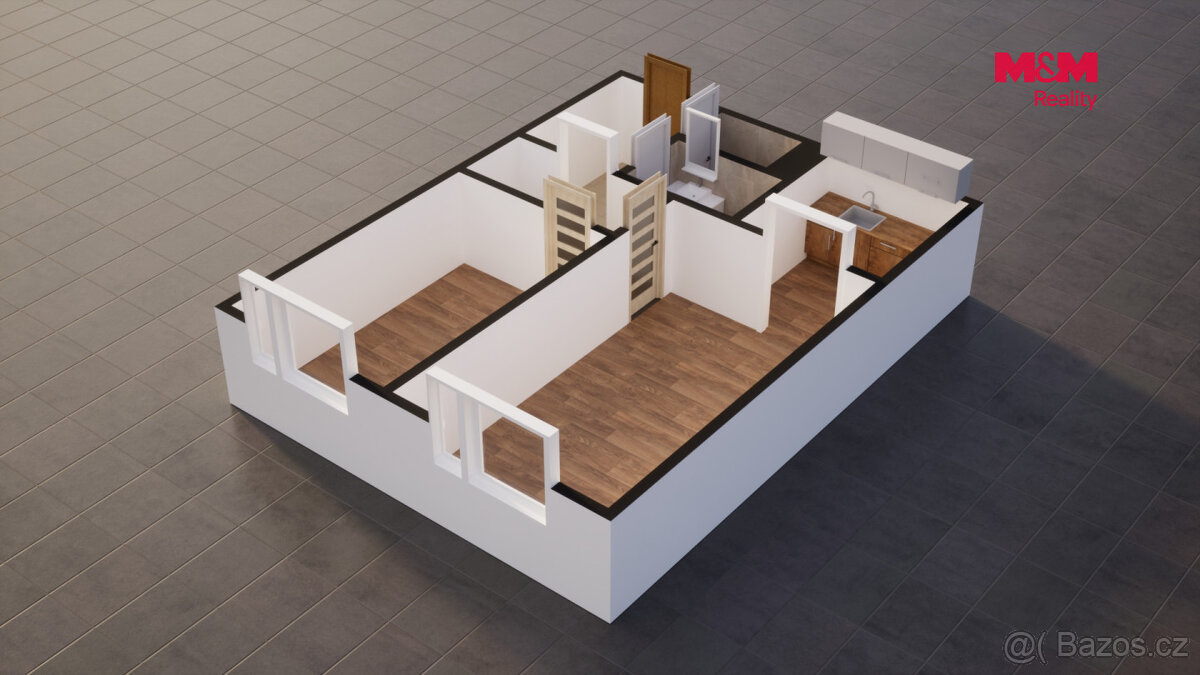 Prodej byt 2+kk, 43 m², Kolín - 13