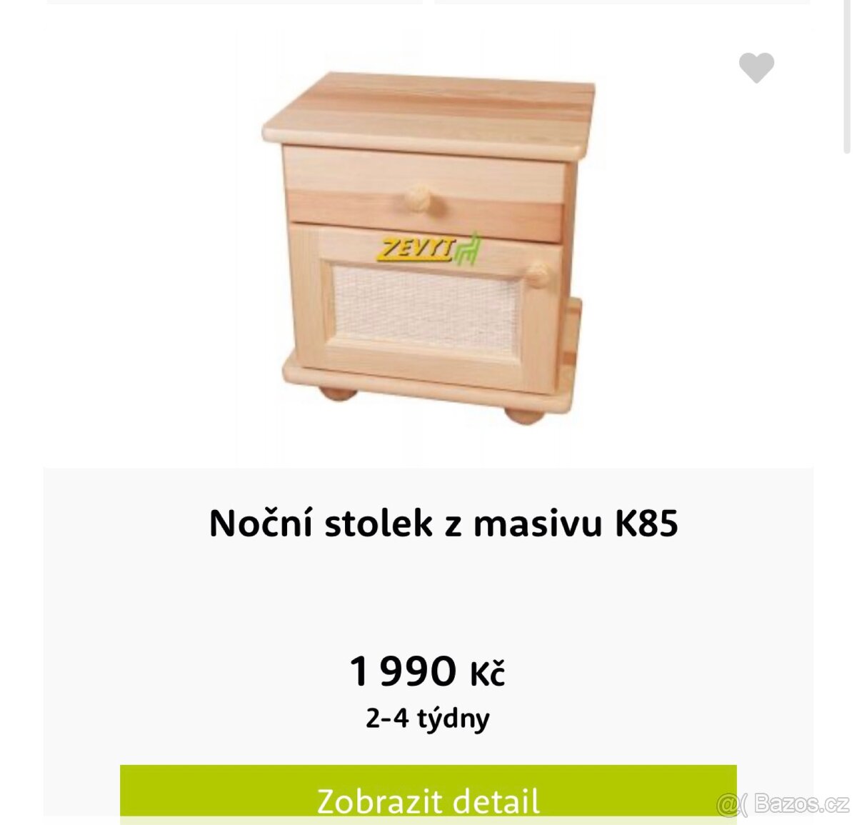 Dřevěná ložnice komplet masiv - 13