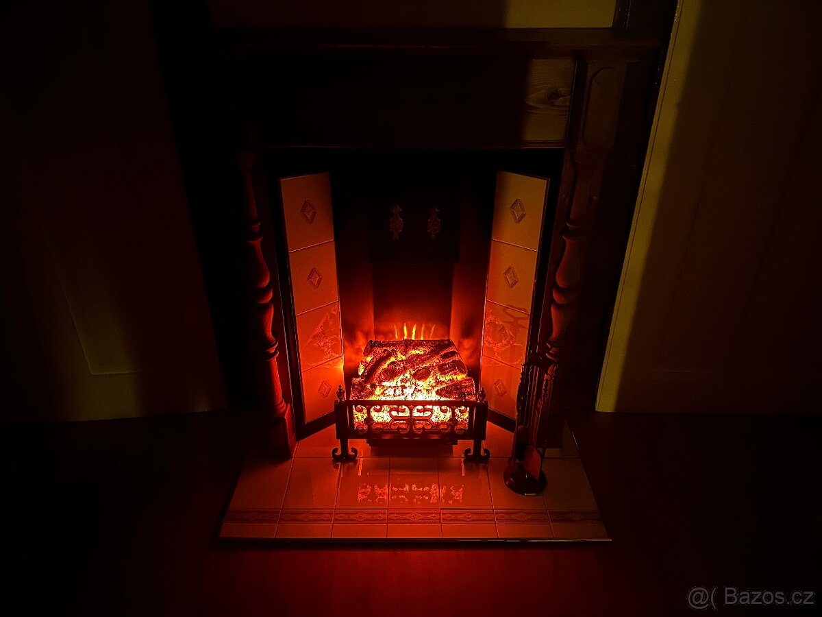 Prodám unikátní, ručně vyráběný elektrický krb - 13