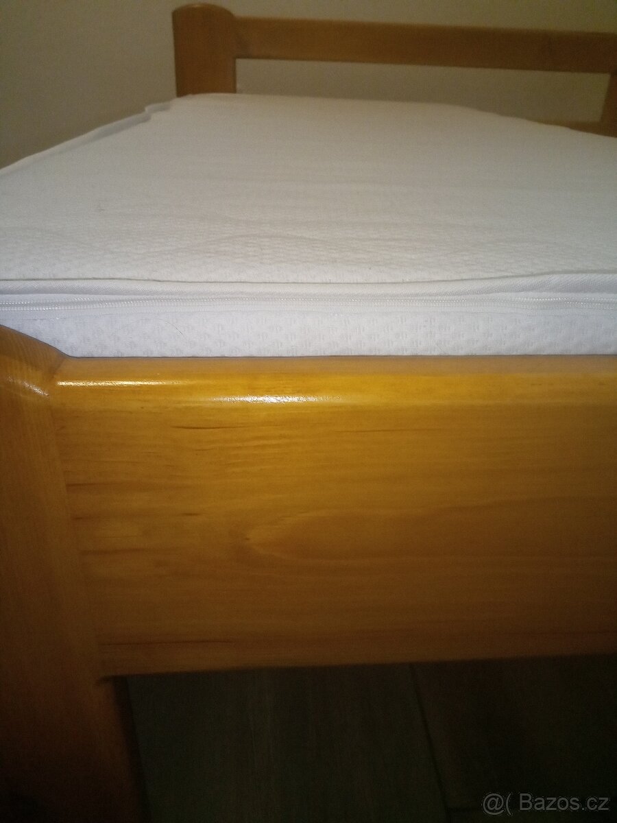 nova postel 160x200 světlý dub - 13
