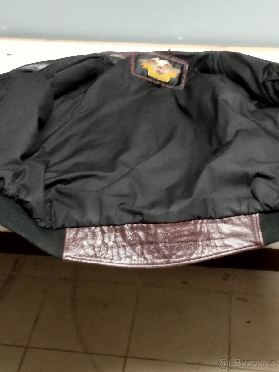 Kožená retro bunda Harley Davidson pro sběratele originalit - 13
