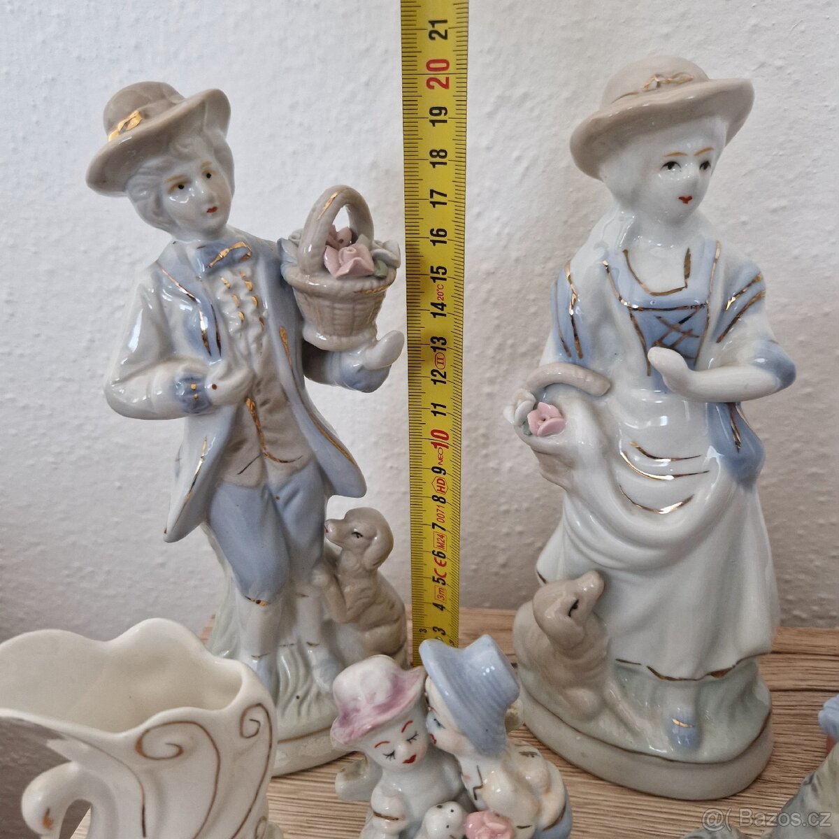 Porcelánové sošky a vázičky mix - 13