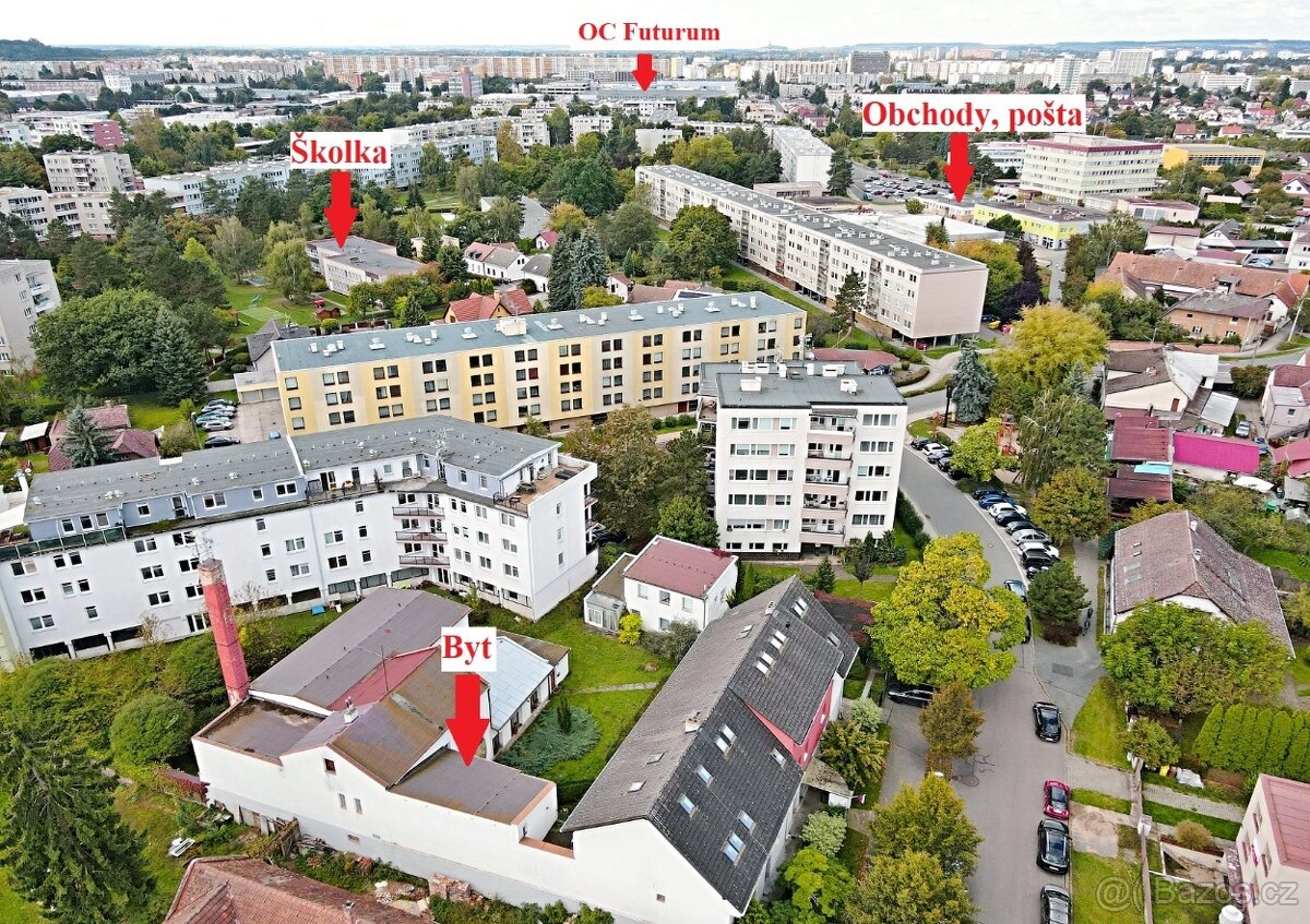 Prodej bytu 2+kk v Hradci Králové, ul. Na Hrázce - 13