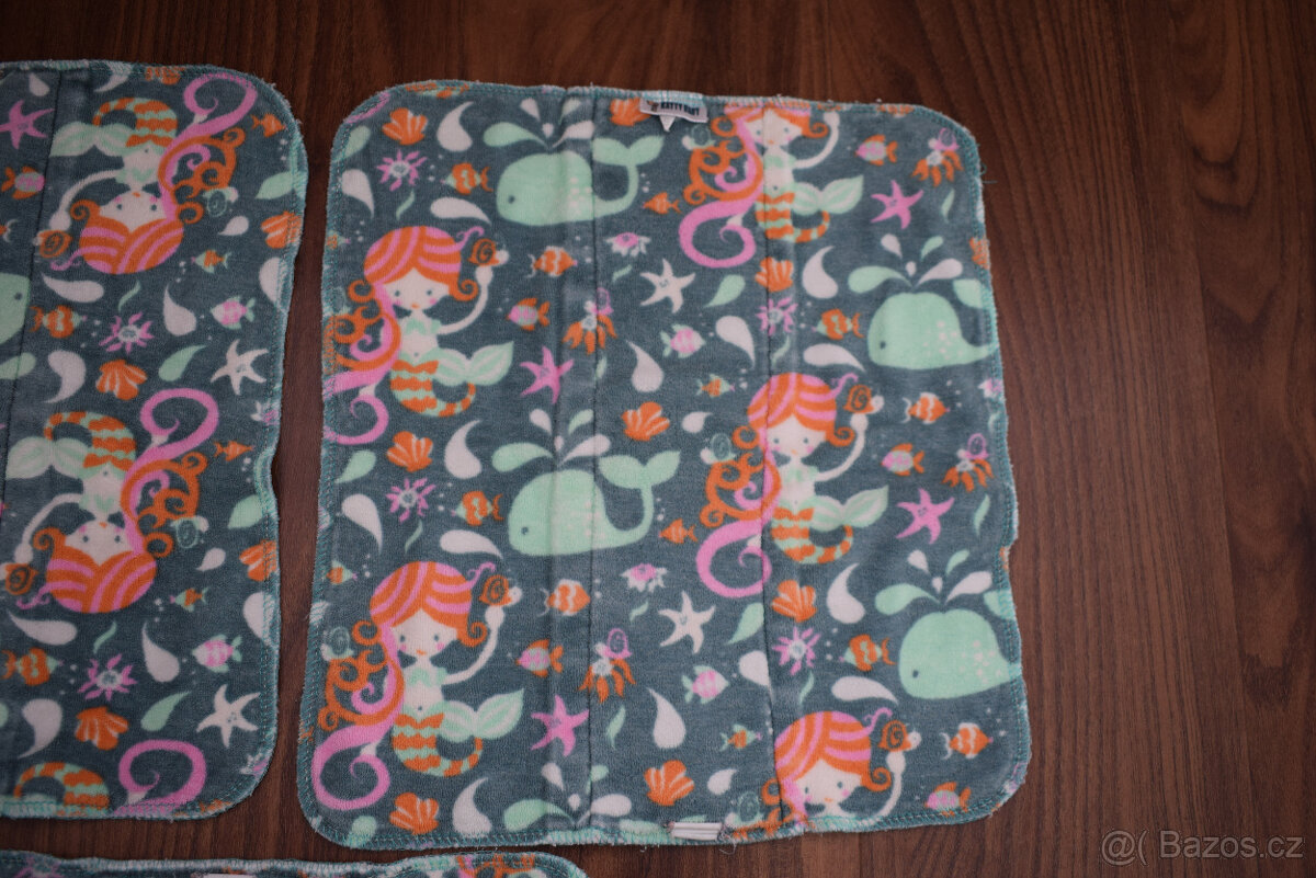 Set 3 kalhotkové a 3 vícevrstvé pleny Katyv baby - 13