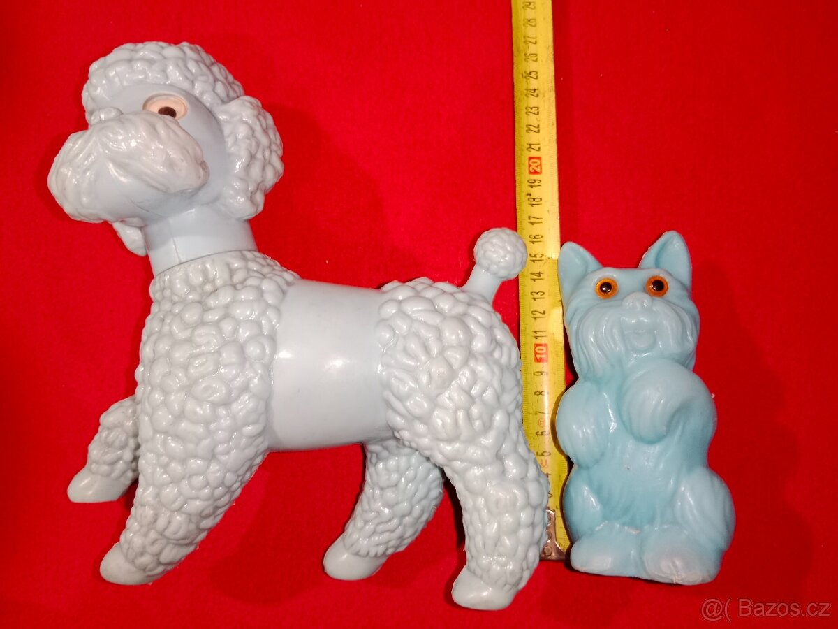 Retro hračky maňásci, panenky, pískací hračky, Mickey Mouse - 13