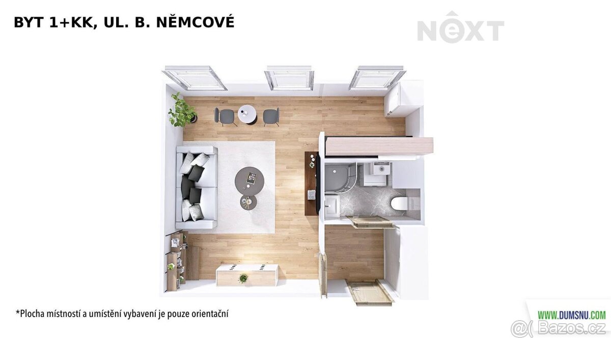 Pronájem byt 1+kk, 32㎡ - 13