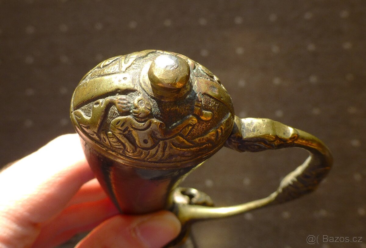 Starožitný lovecký / myslivecký tesák - 13