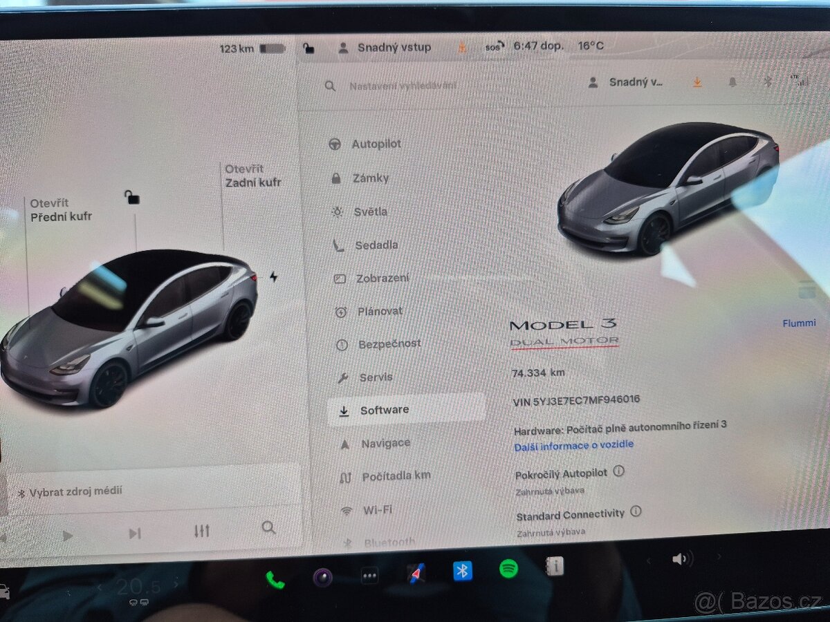 Tesla Model 3 Performance Dual Motor AWD 377 kW (ODPOČET DPH - 13