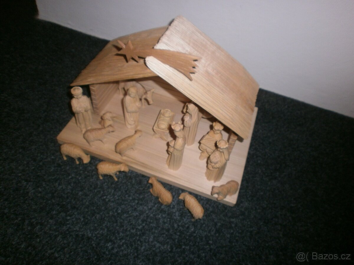 Ručně vyřezávaný český betlém 14a3 - 13