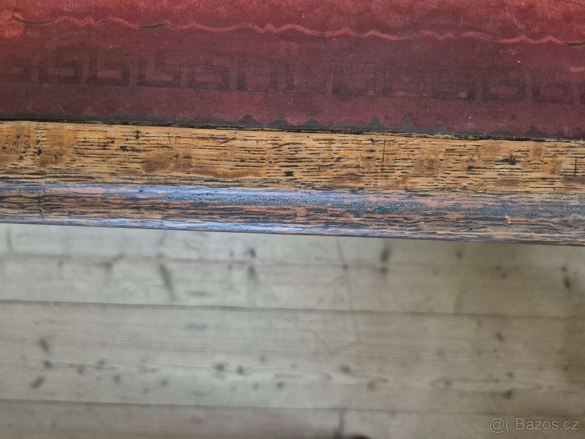 Anglický viktoriánský psací stůl - Oboustranný - 13