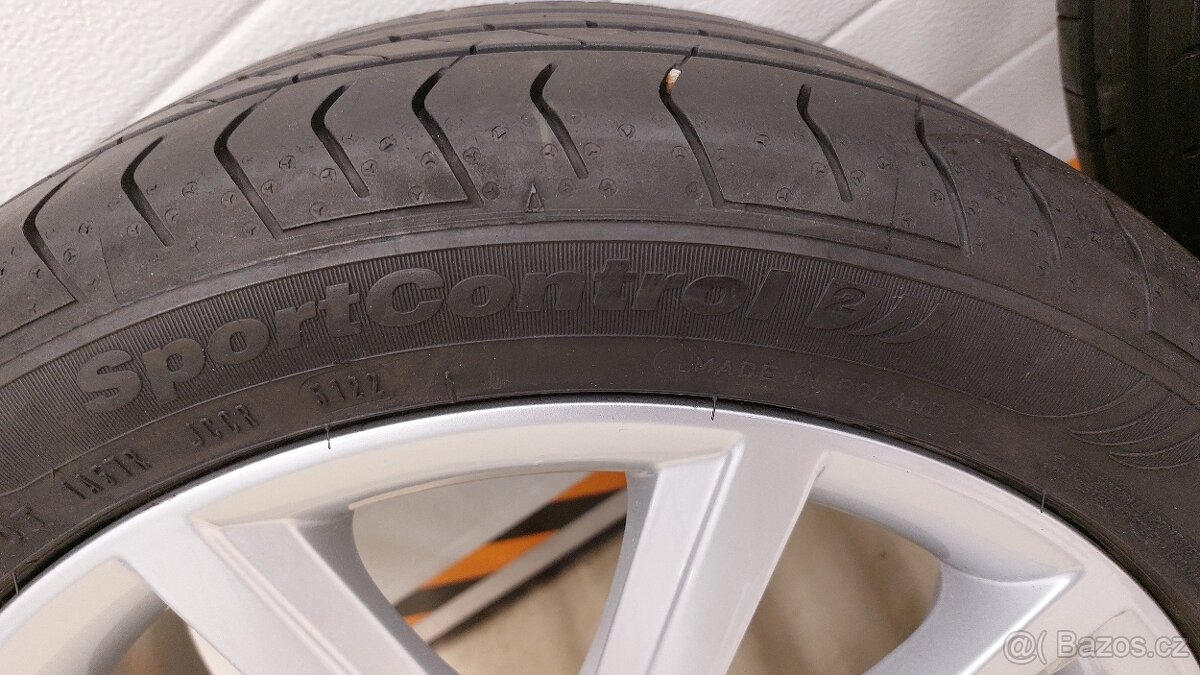 Alu kola 5x112 r17 Teron origo. škoda Octavia III 225 45 r17 - 13