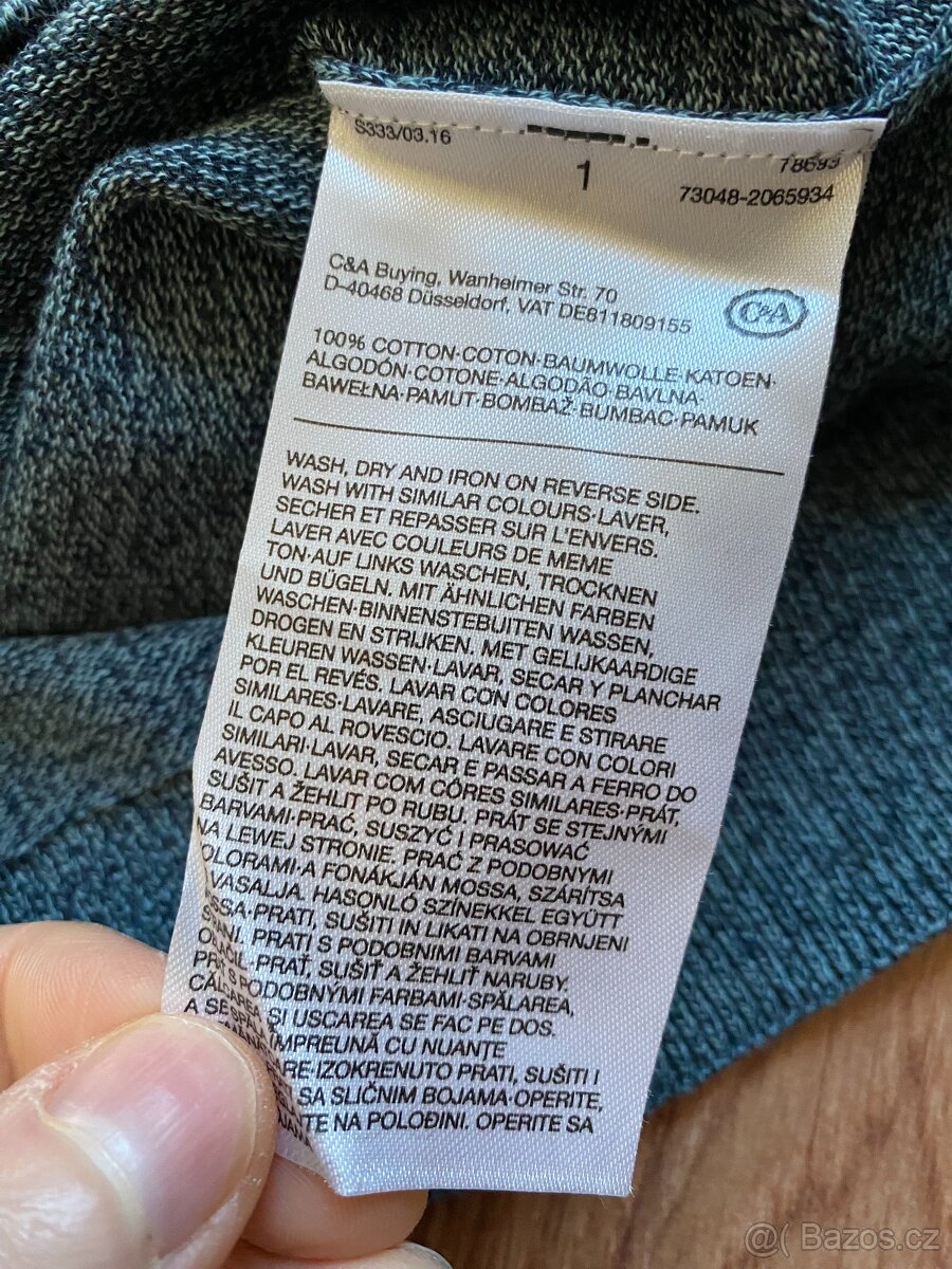 Nový pánský bavlněný svetr C&A - L - 13