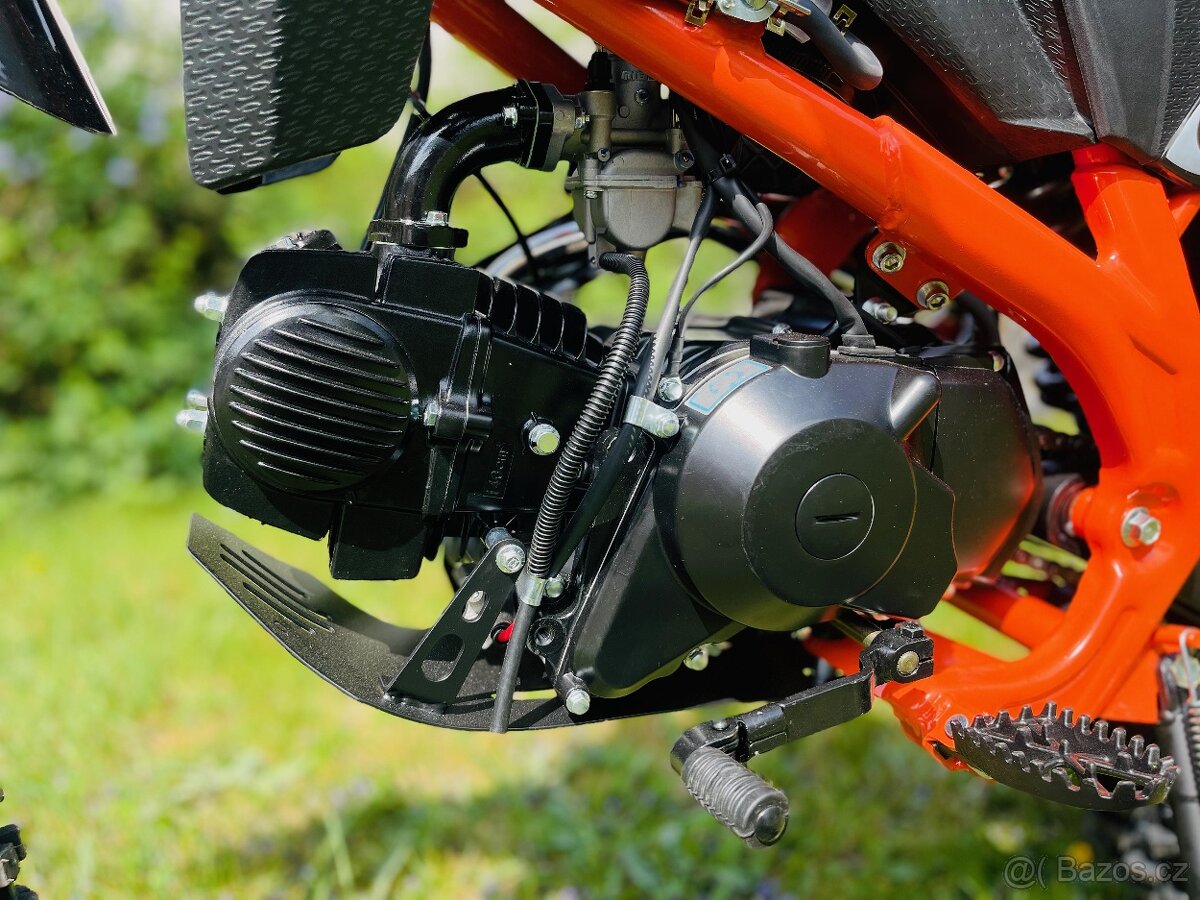 Pitbike Leramotors Thunder 140ccm, 19/16, oranžová - 13