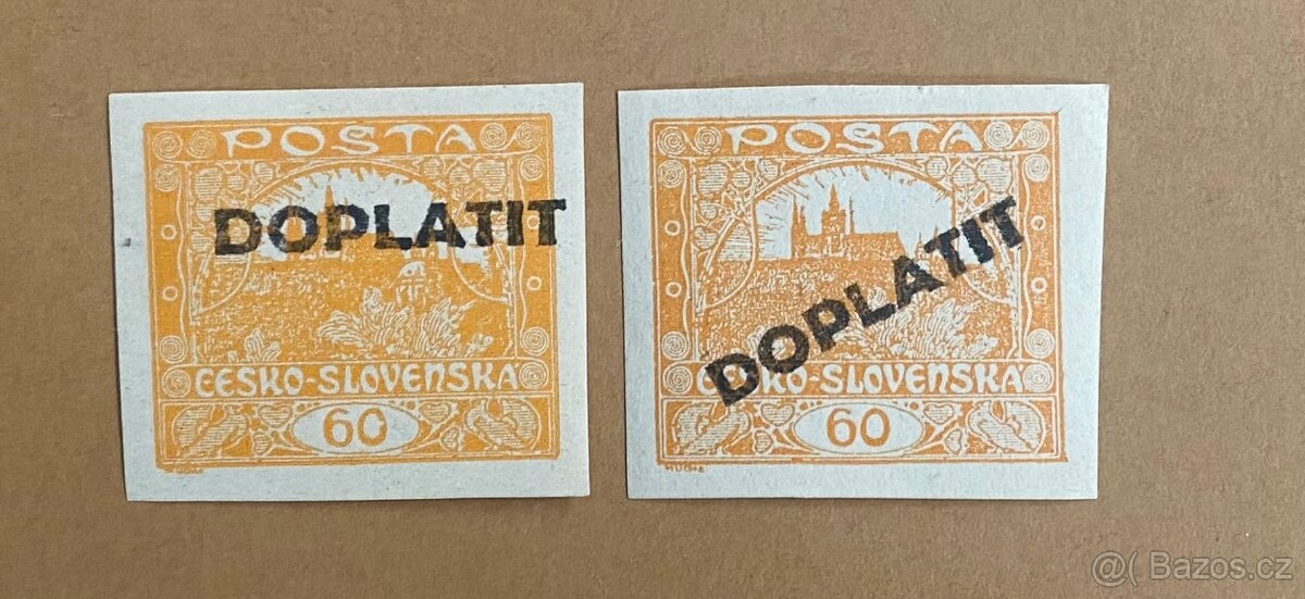 Poštovní známky ČSR - 13