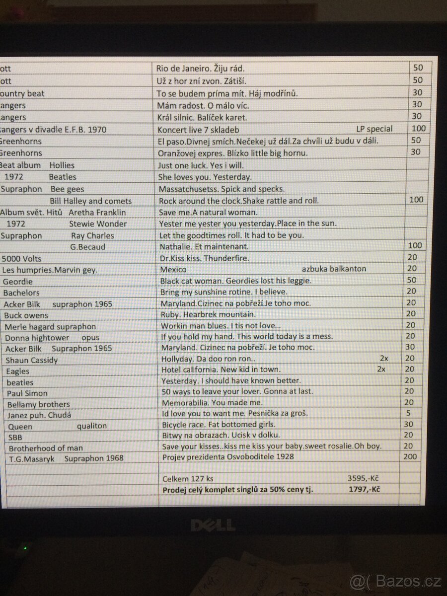LP gramodesky a singly komplet za 50% - 13