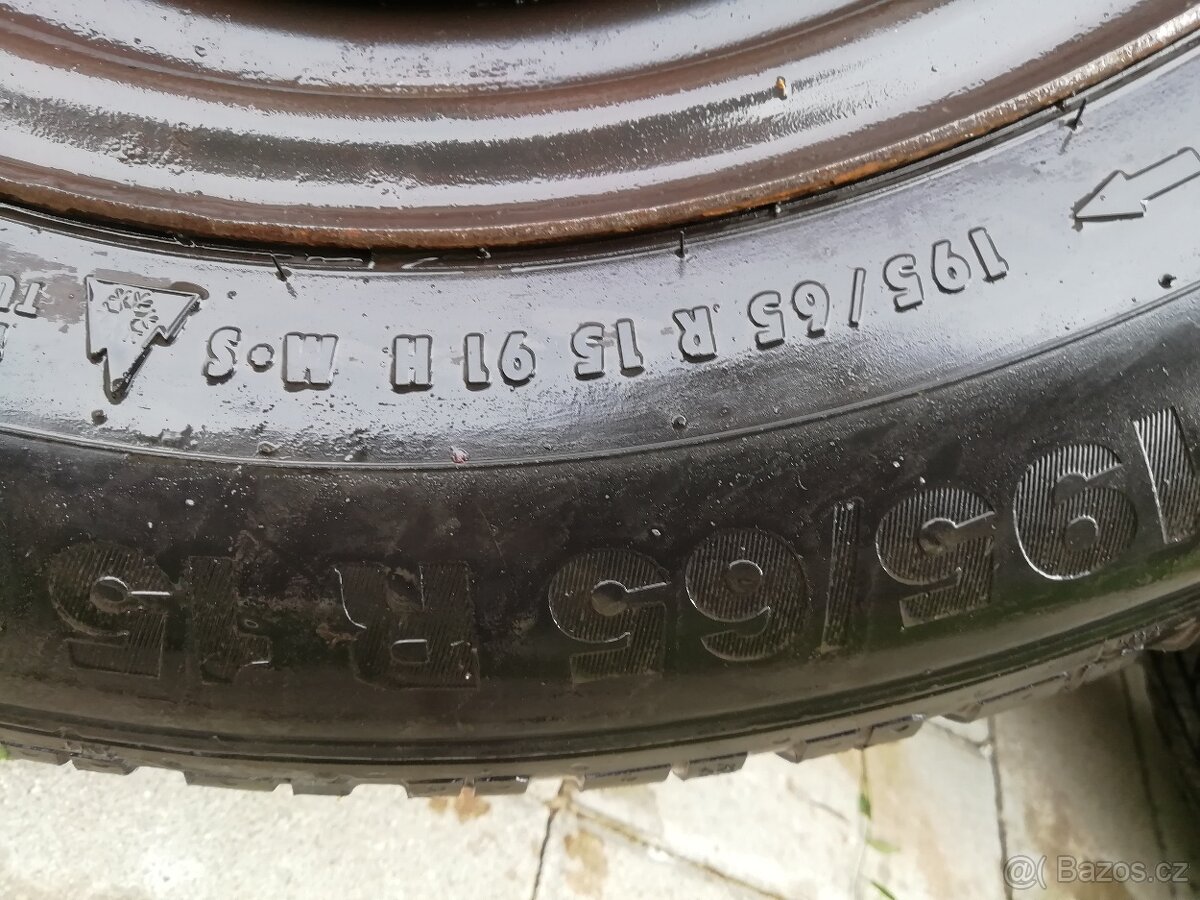 Zimní KOMPLET sada 195/65 R15 91T, SLEVA - 13