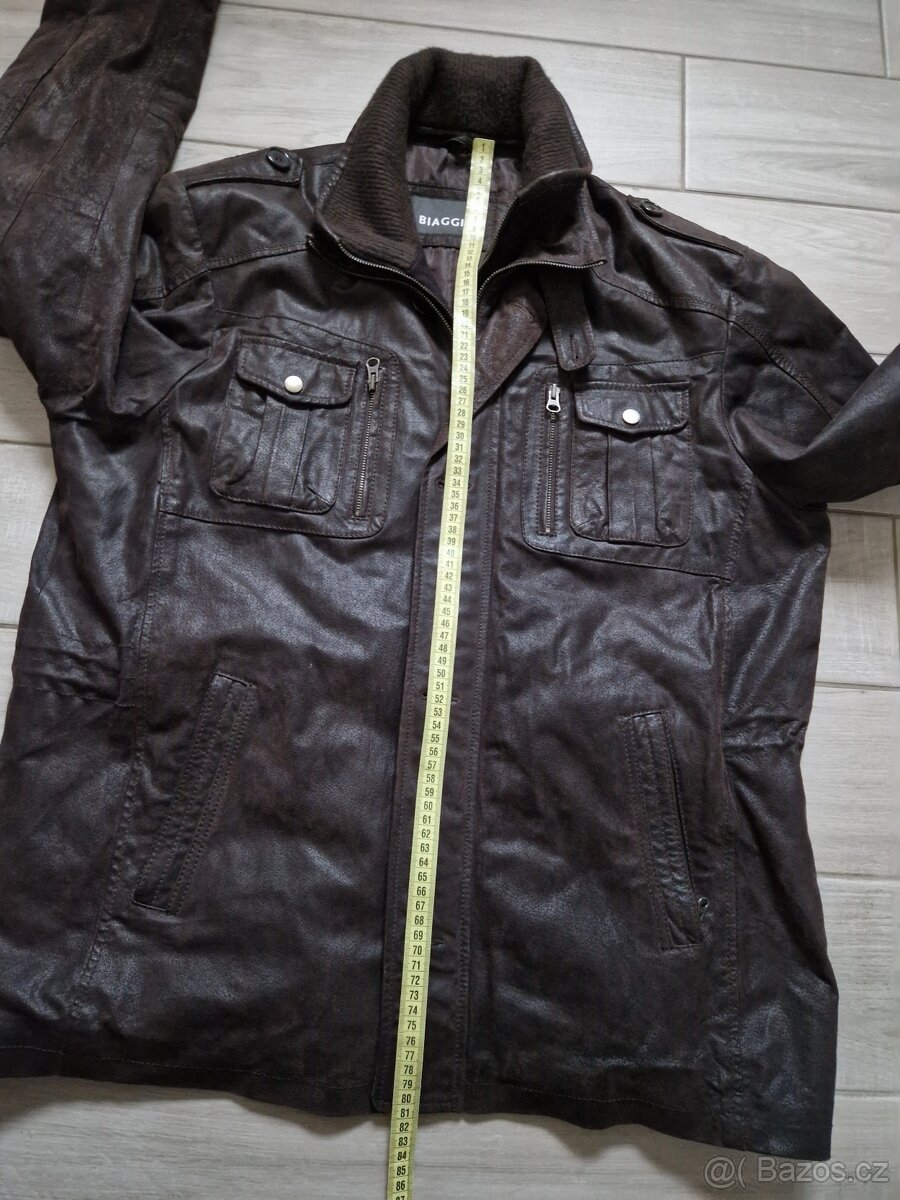 Pánská kožená bunda Biaggini velikost L (54) pravá kůže 1162 - 13