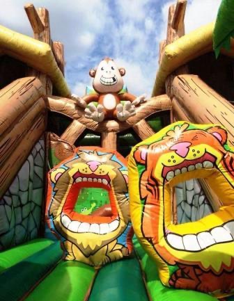 Nafukovací atrakce Opičí dráha - 13