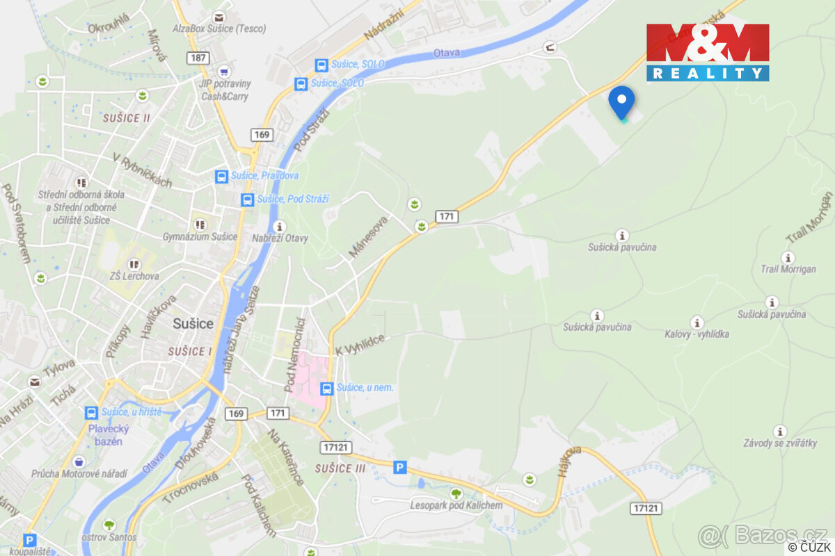 Prodej pozemku k bydlení, 989 m², Sušice - 13