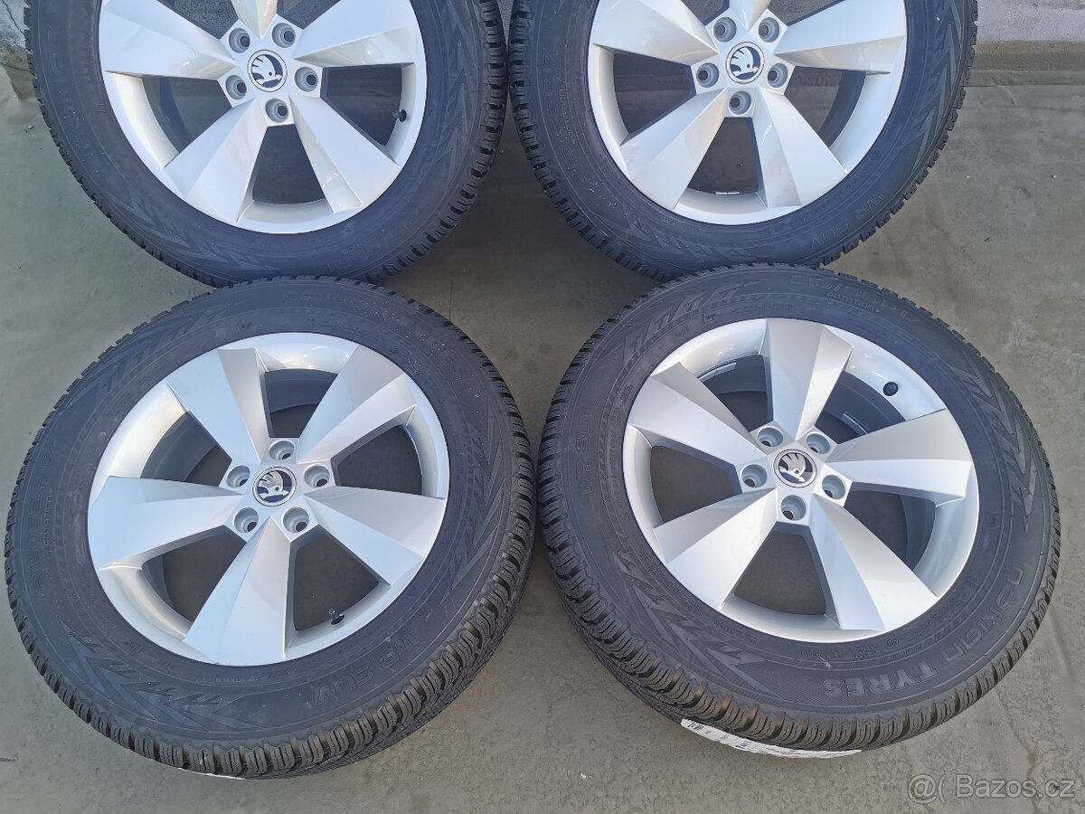 215/65/17 alu kola 6,5x17 5x112 ET38 zimní KODIAQ - 13