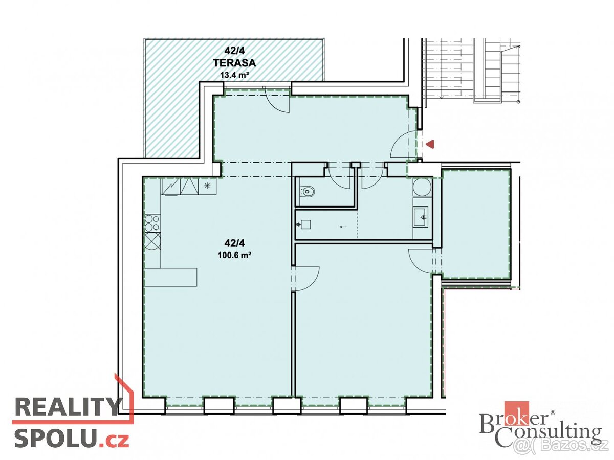 Prodej, byty/3+kk, 114 m2, Načeratice, 66902 Znojmo, Znojmo - 13