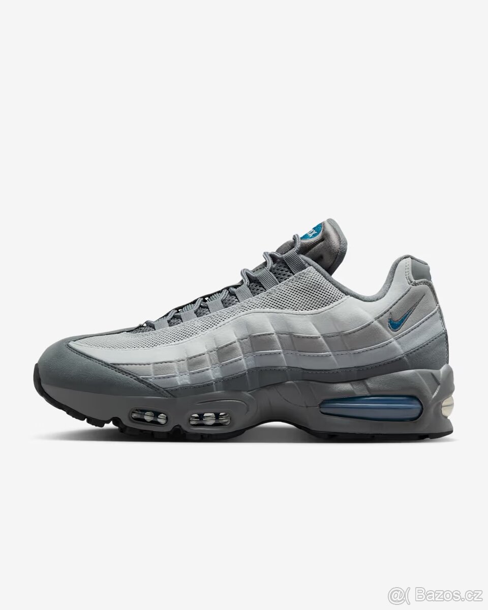 Nike Air Max 95 Big Bubble Smokey Grey/Green Abbys 46 - NOVÉ - 13