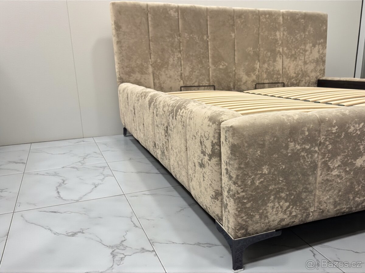 Manželská postel 180/200 a 160/200 úplně nové . - 13