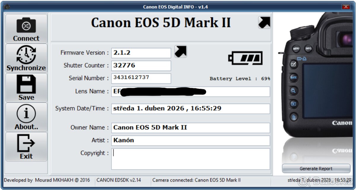 Canon EOS 5D Mark II + Příslušenství - 13