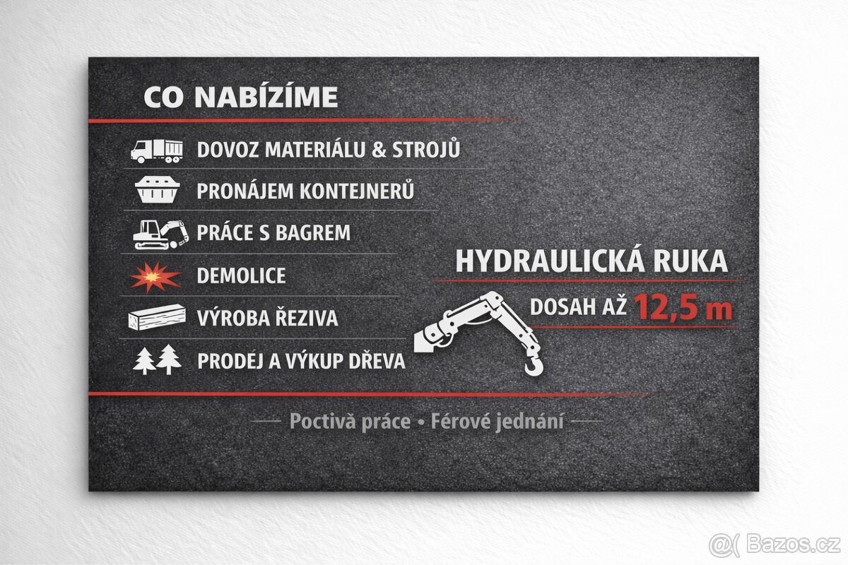 Nosič kontejneru s hydraulickou rukou - 13