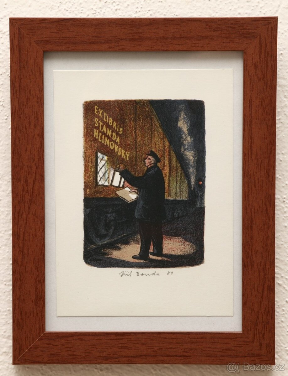 Jiří Bouda - grafika ex libris (1974 - 1986) - 13
