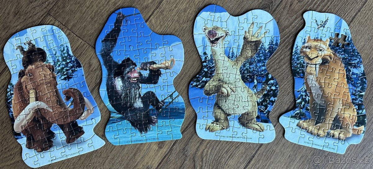 6 x puzzle, top stav, DINO, DISNEY, RAVENSBURGER - 13