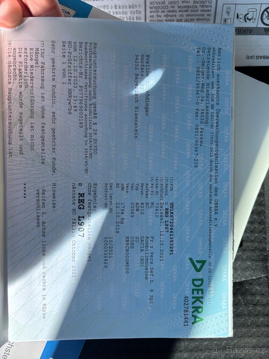 Dacia Dokker - rok2018,motor1.6i,výkon75kw,najeto104283KM - 13