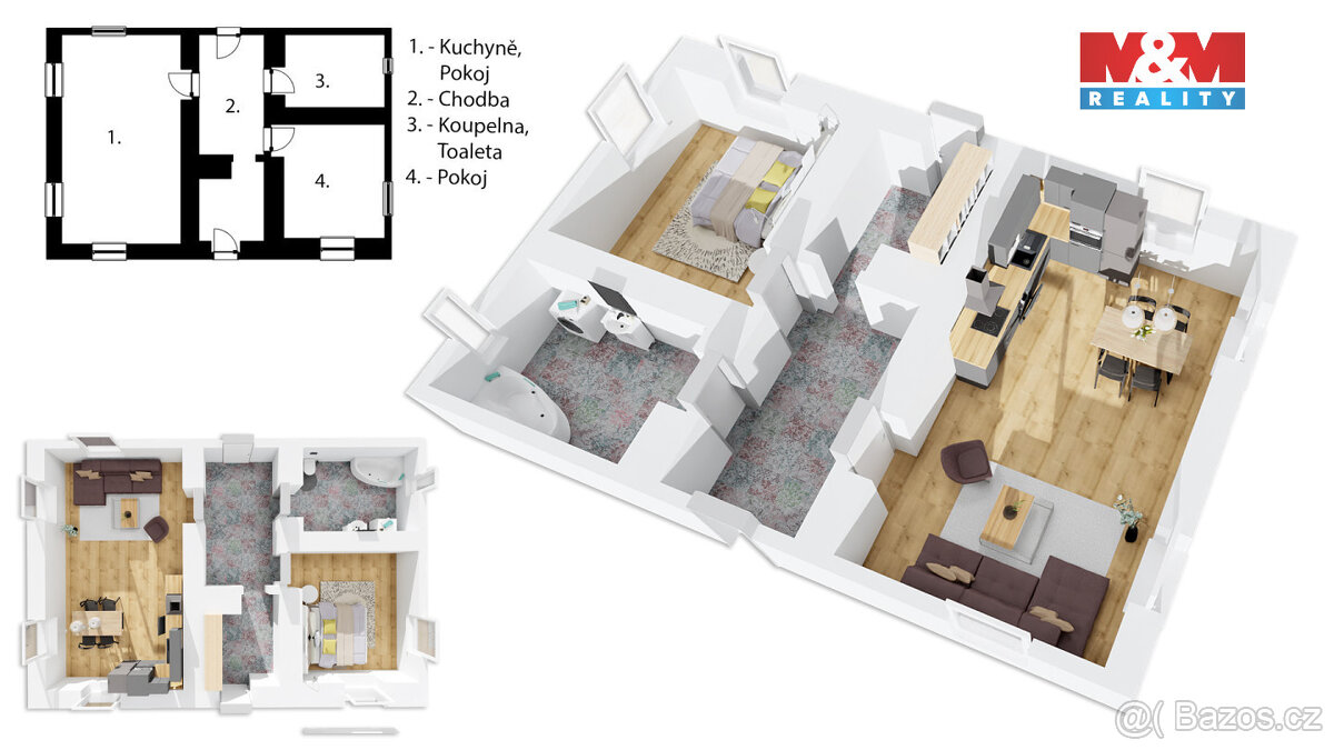 Prodej, stavební pozemek 2.490 m2, Strašín, Lazny - 13