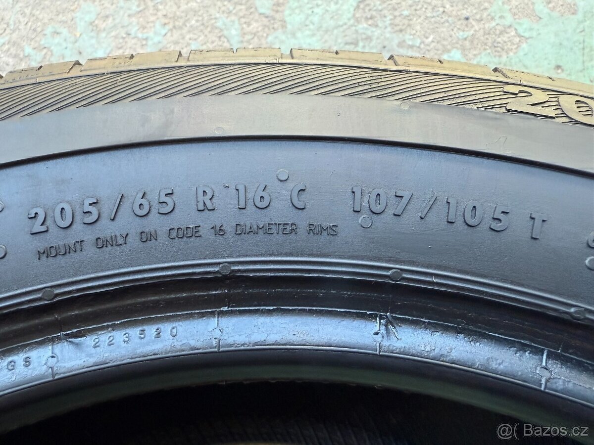 Dodávkové letní pneu Michelin / Barum 205/65 R16C - 13