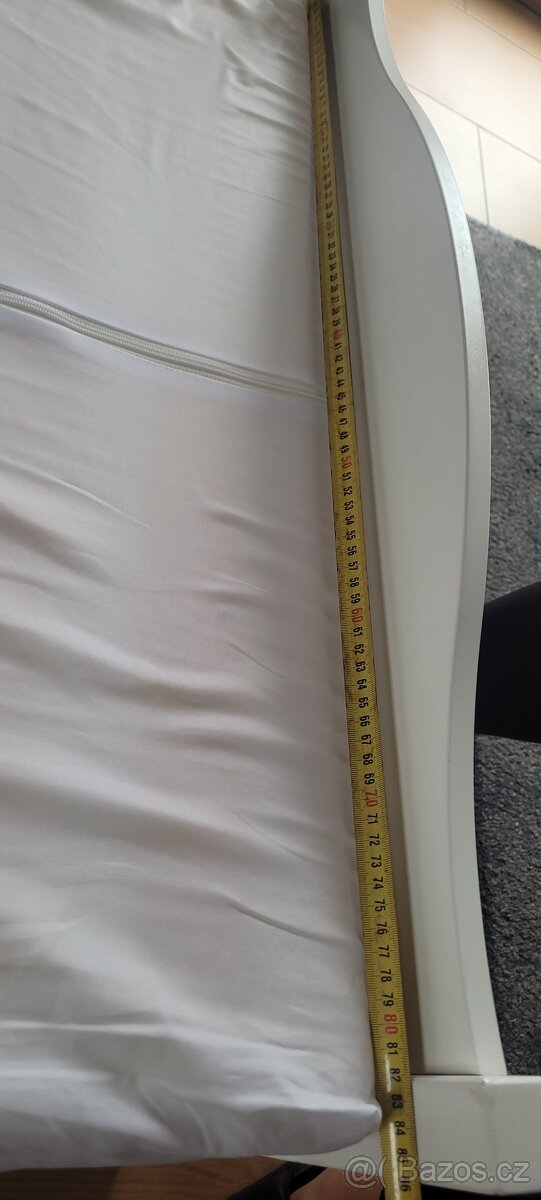 Dětská bila postel s hvězdičkama s šuplíkem - 13