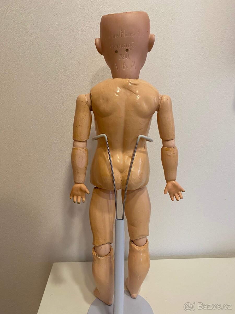 Starožitná německá panenka Armand Marseille - 13