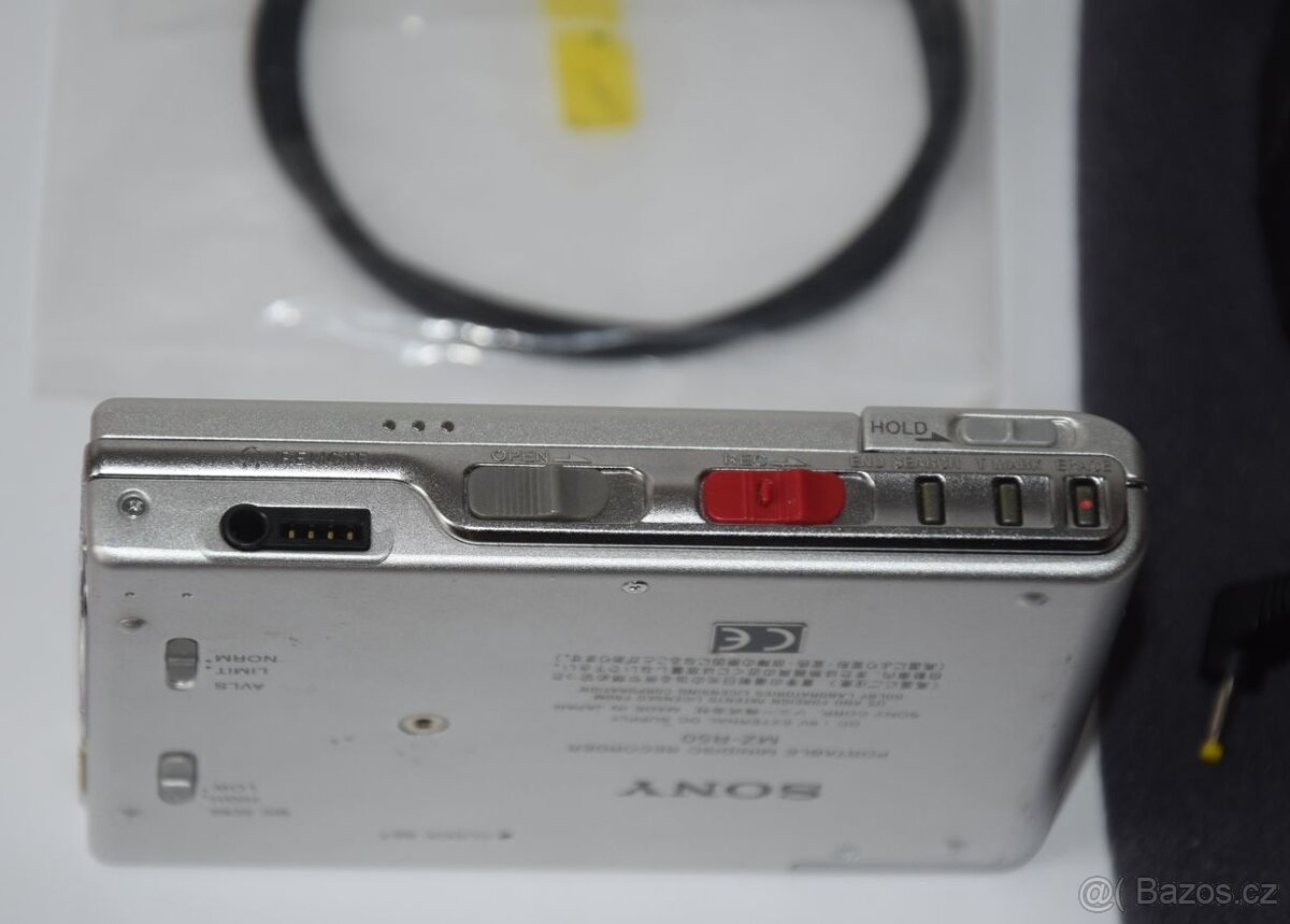 Minidisc walkman SONY MZ R50, super stav, přísluš., MD media - 13