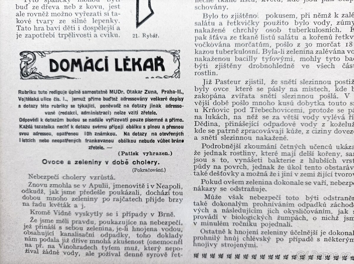 Časopisy ŠŤASTNÝ DOMOV, Rakousko-Uhersko 1911, svázaný - 13